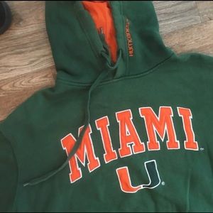 NCAA Miami hoodie